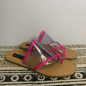 AQUA Zeus Strappy Sandals